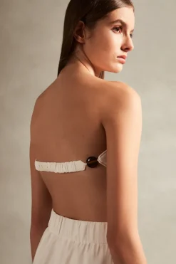 Vintage Orchid Solid Bandeau Top