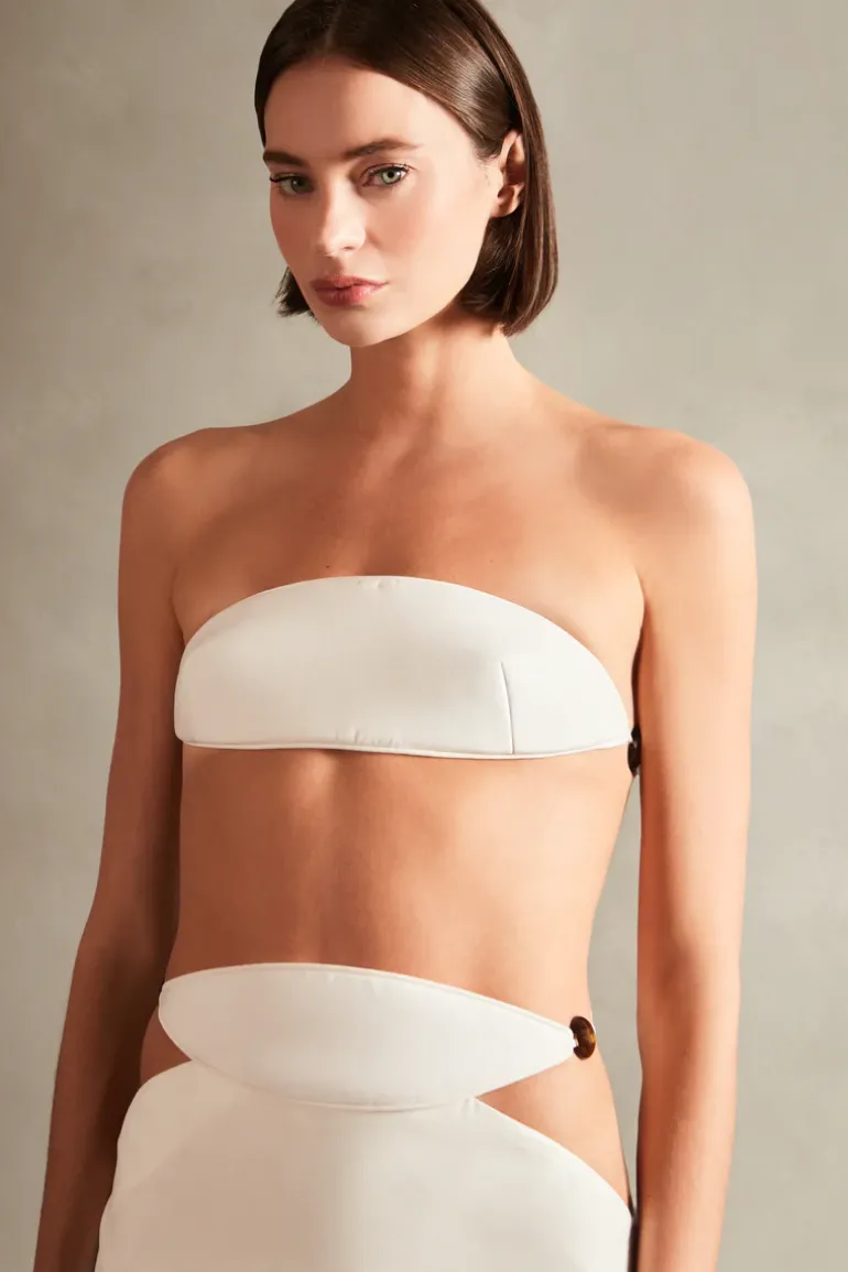 Vintage Orchid Solid Cut-Out Midi Skirt