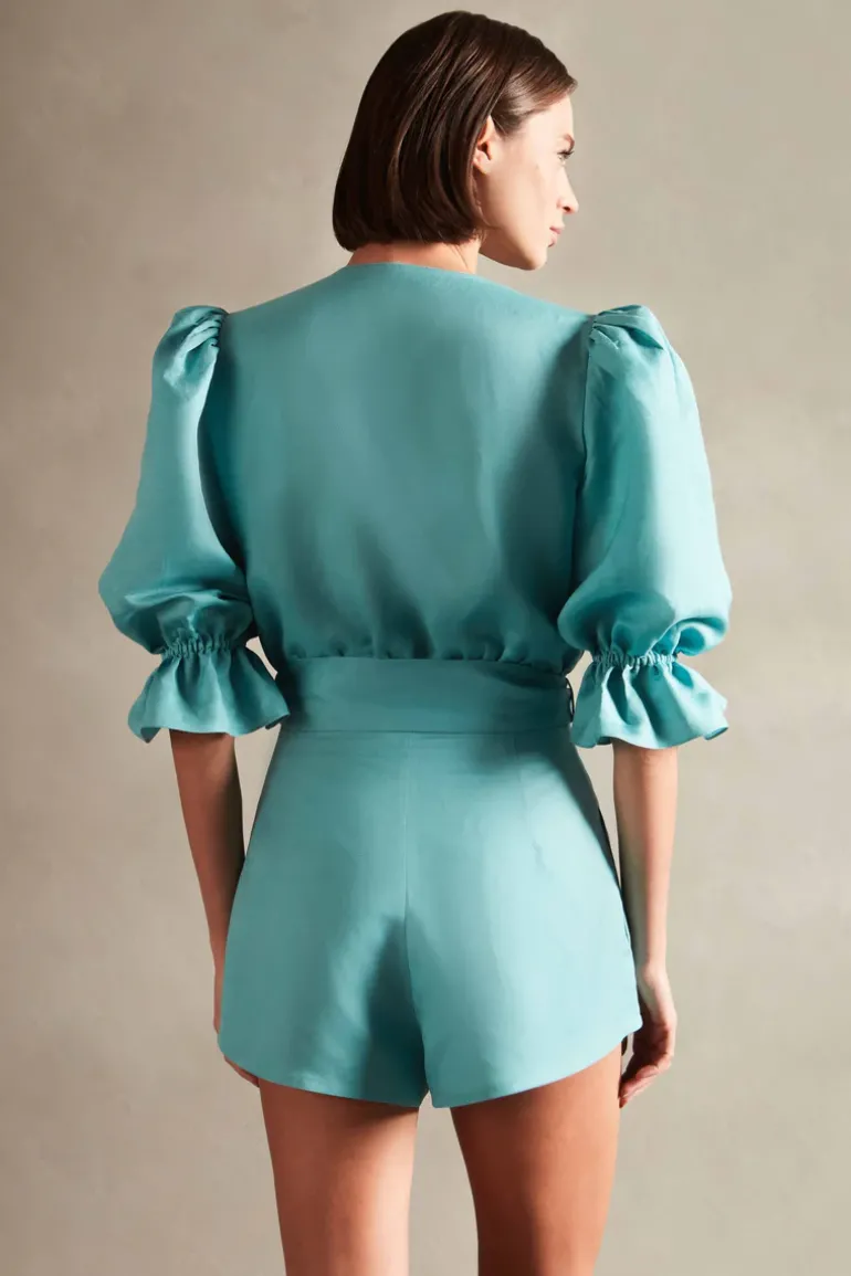 Vintage Orchid Solid Playsuit