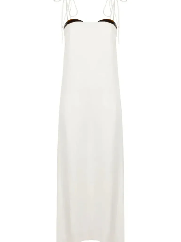 Vintage Orchid Solid Straps Long Dress