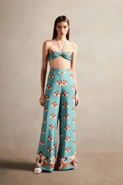 Vintage Orchid Top With Ties