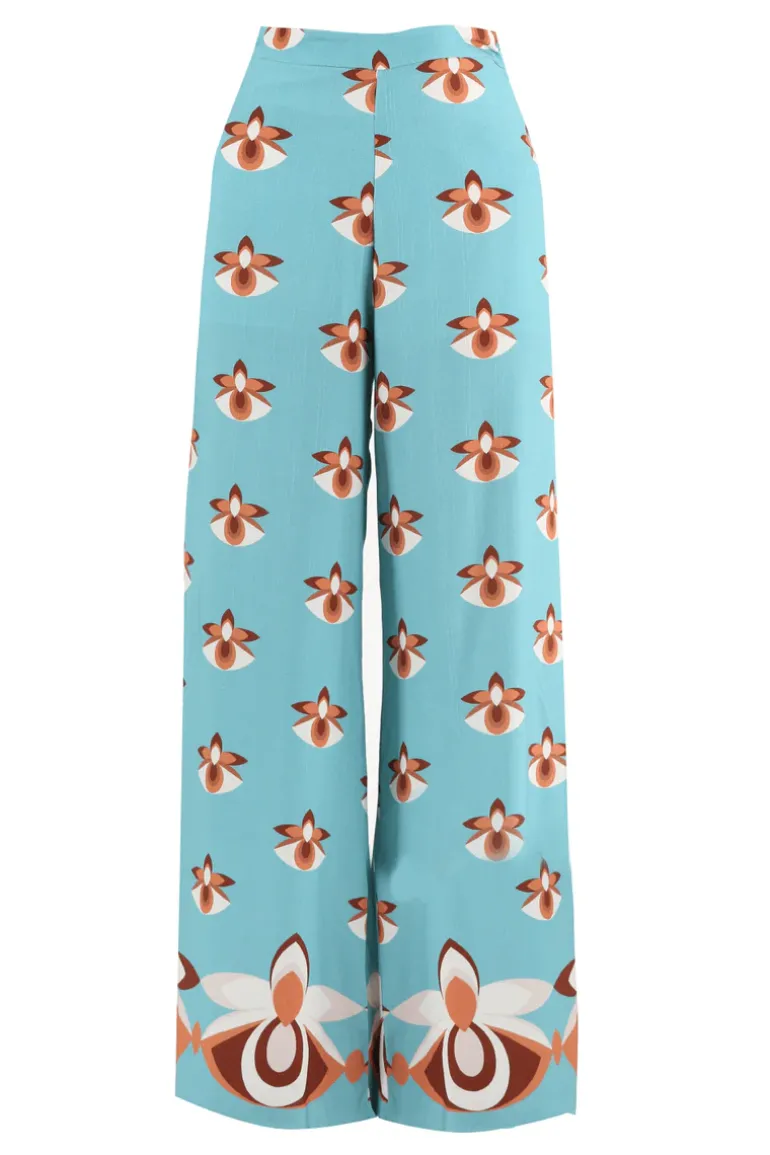 Vintage Orchid Wide-Leg Pants