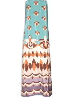 Vintage Strapless Long Dress