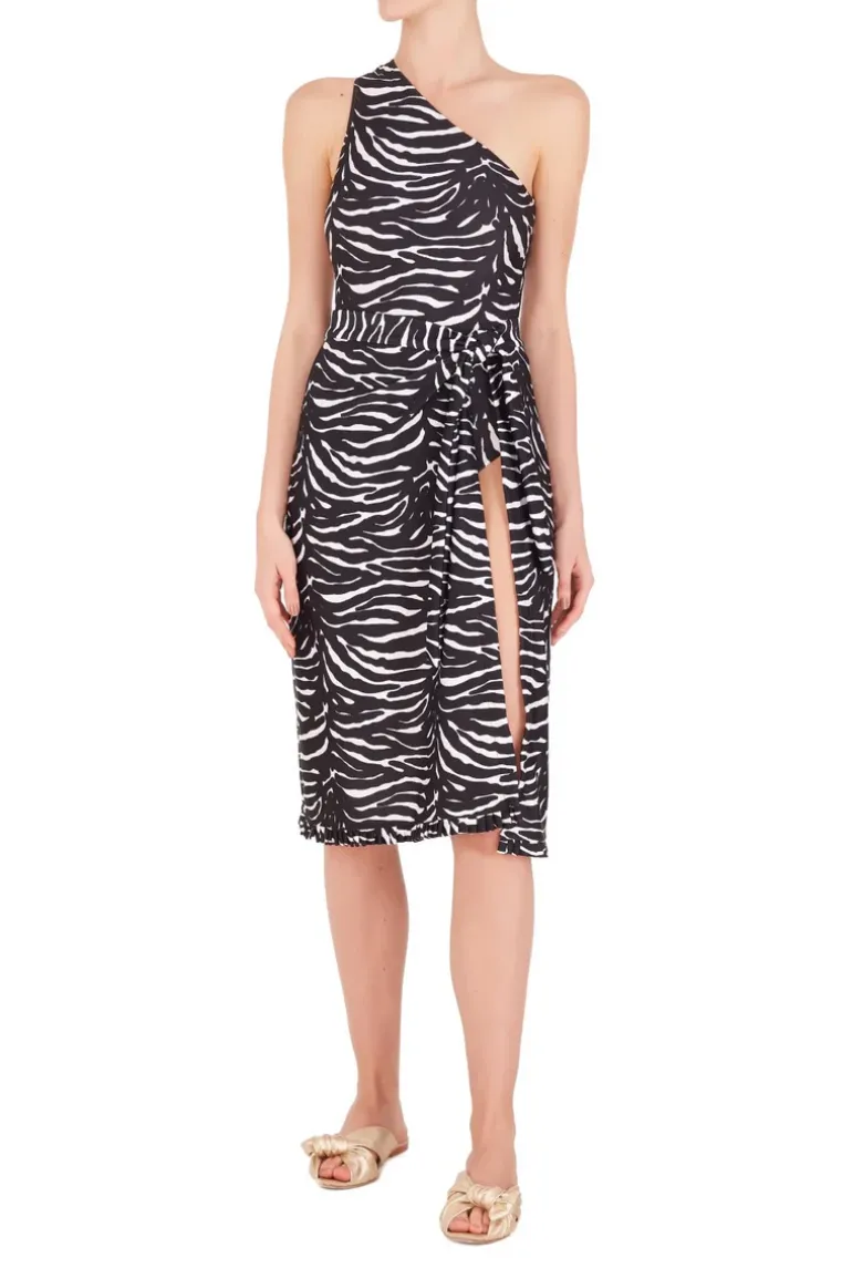 Zebra Pareo Skirt