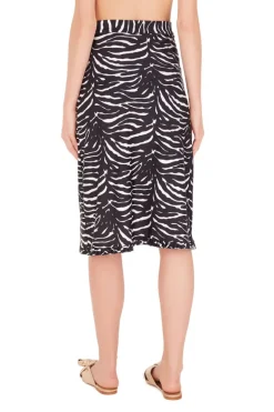 Zebra Pareo Skirt