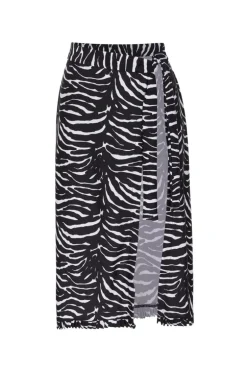 Zebra Pareo Skirt